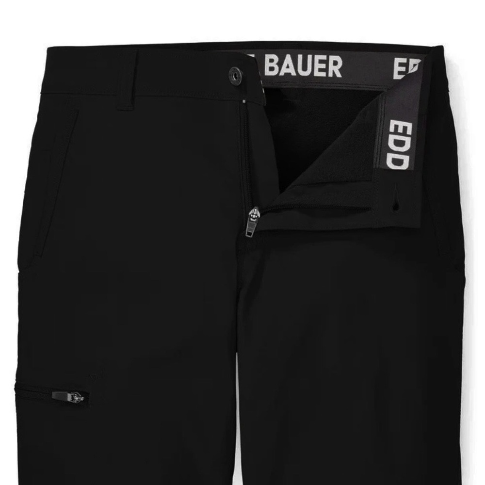 Eddie Bauer Ranier Black Fleece Lined Pants Men’s 32x32 NEW NWT Outdoors Cargo